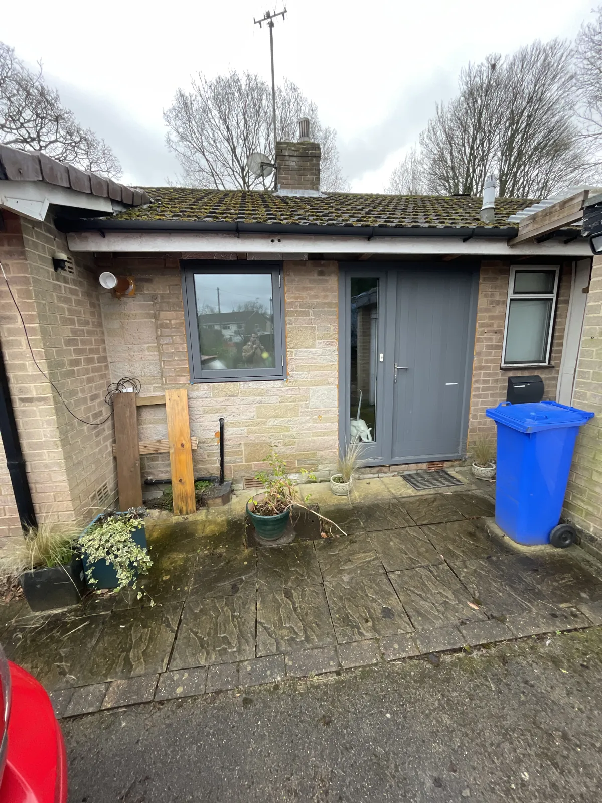 Stage 1: Tired, uninsulated brickwork — EWI and Silicone Render, S17 Sheffield, S17 Sheffield