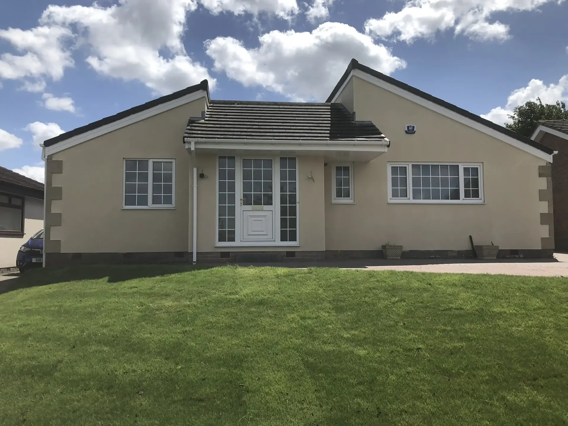 Monocouche rendering completed near Oughtibridge Sheffield S35 by P&R Solutions