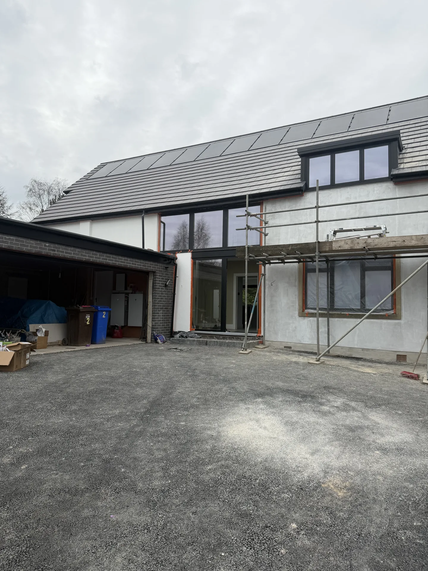Stage 3: Ecorend primer applied — front elevation, Sandygate Sheffield by P&R Solutions
