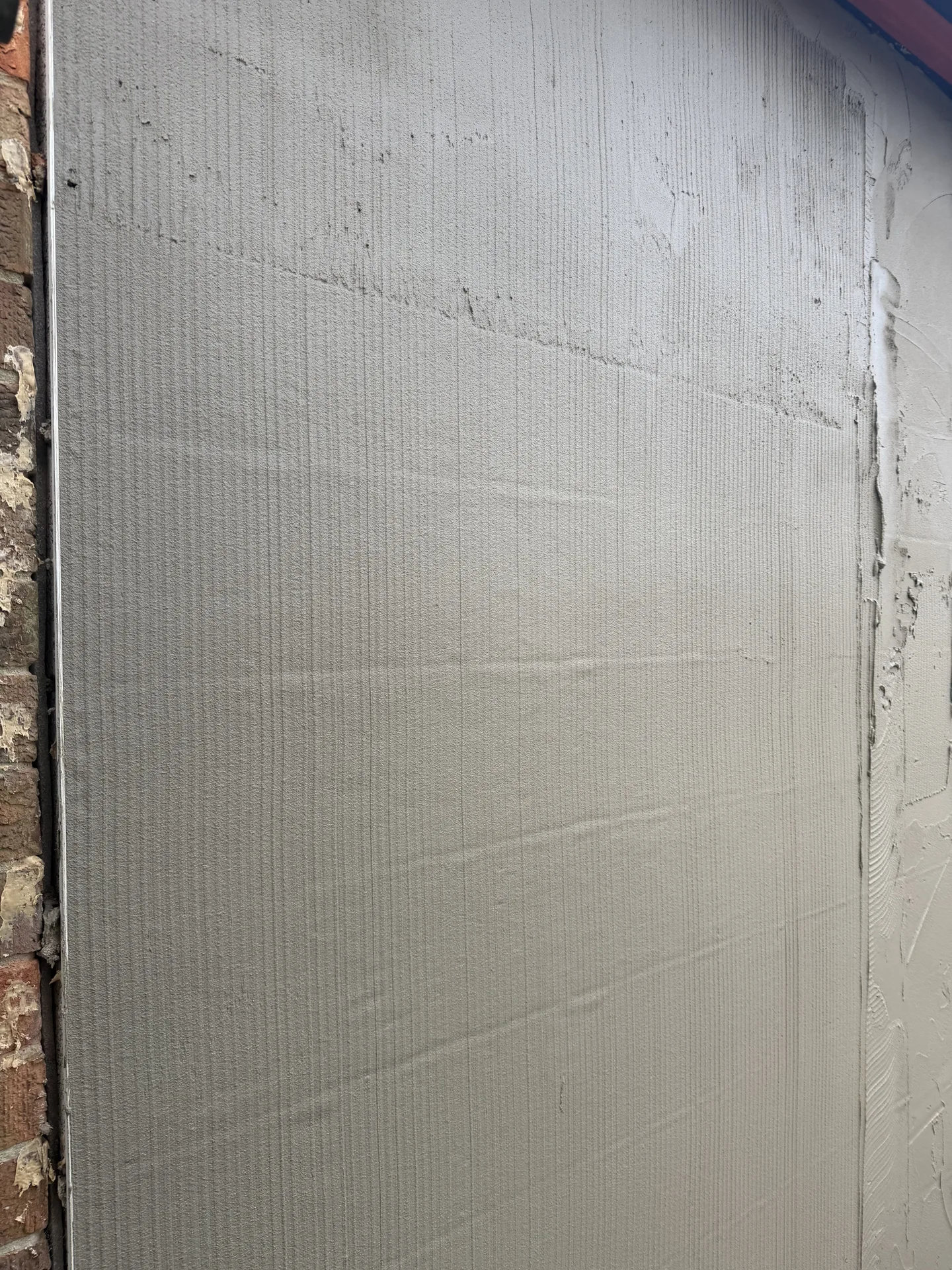 Stage 2h: Serrated scratcher removing air bubbles from base coat — Sandygate Sheffield by P&R Solutions